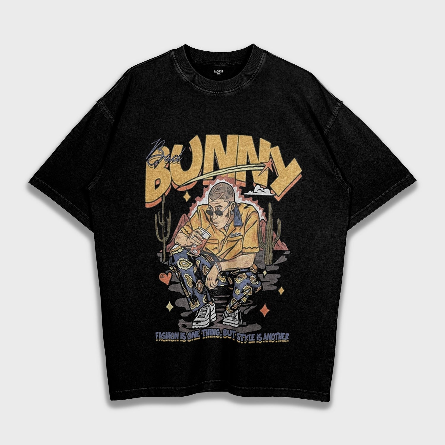 Bad Bunny - Loose Fit Heavyweight T-Shirt