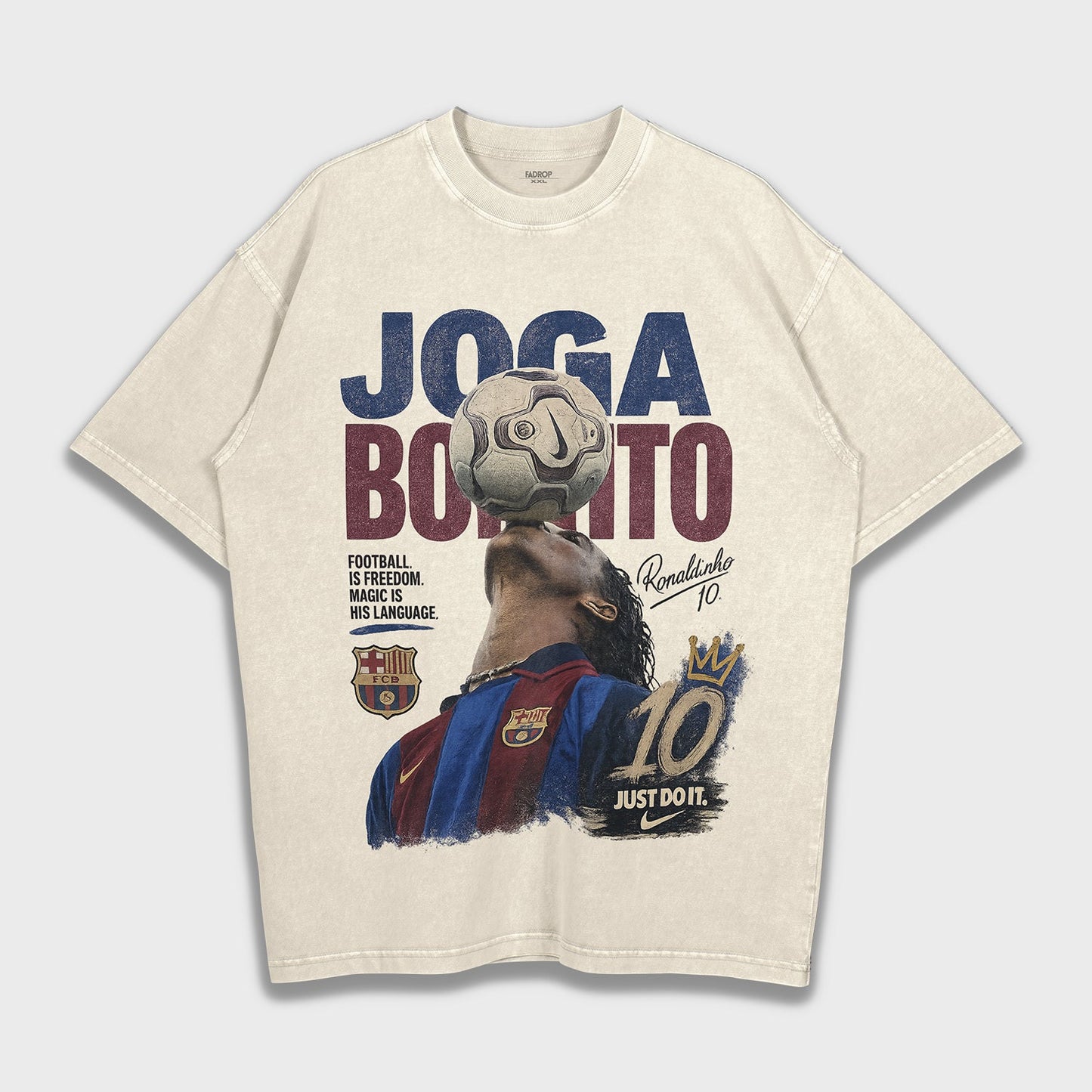 Ronaldinho Gaúcho - Loose Fit Heavyweight T-Shirt