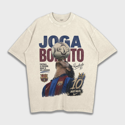 Ronaldinho Gaúcho - Loose Fit Heavyweight T-Shirt