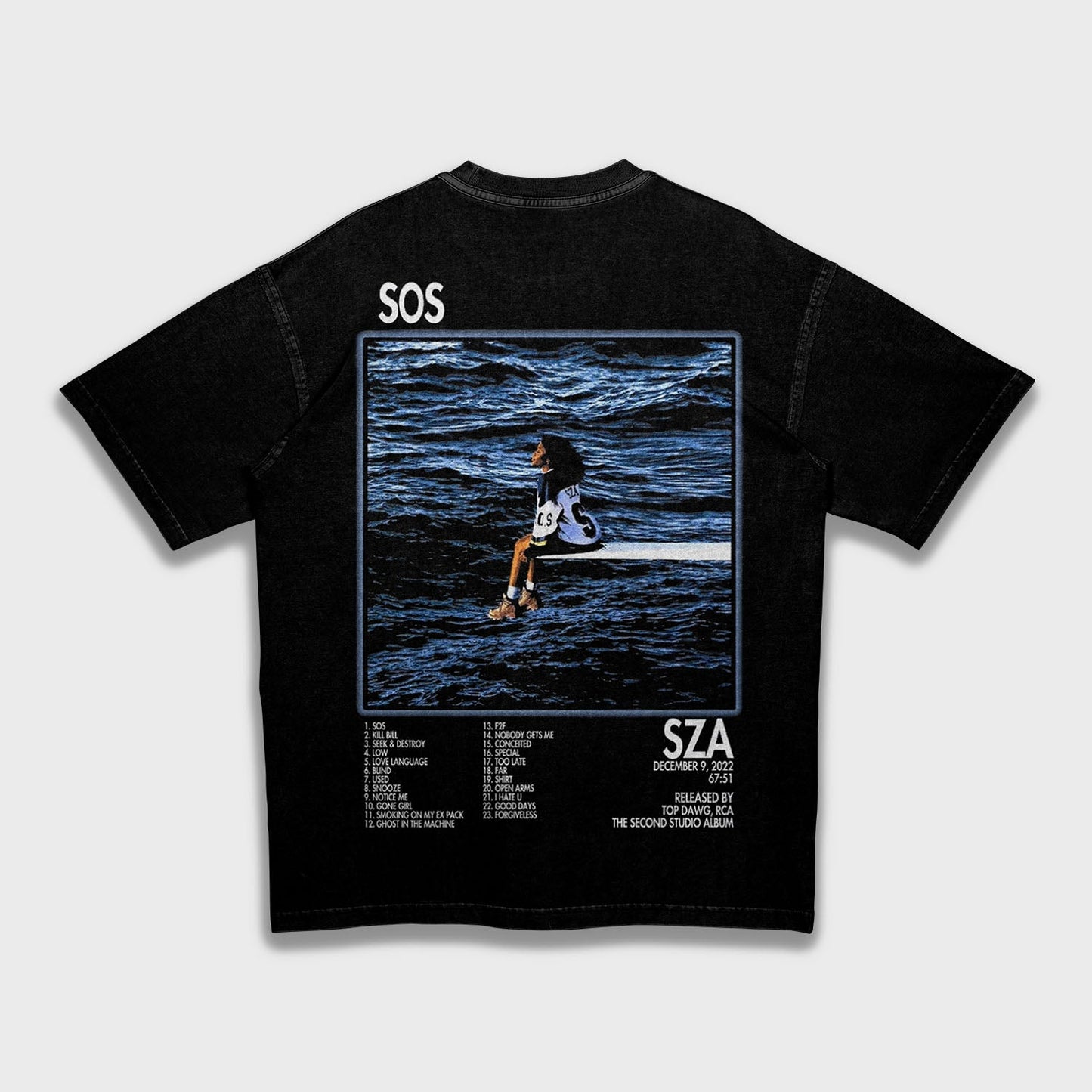 SZA - Loose Fit Heavyweight T-Shirt