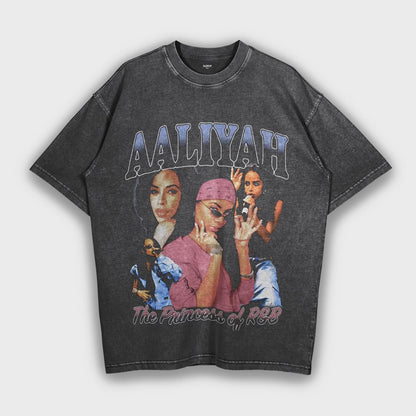 Aaliyah - Loose Fit Heavyweight T-Shirt