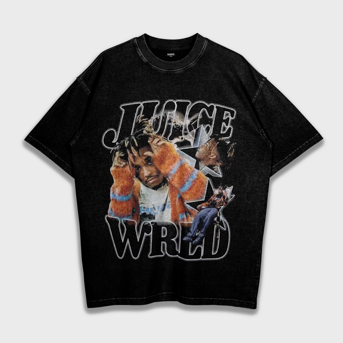 Juice Wrld - Loose Fit Heavyweight T-Shirt