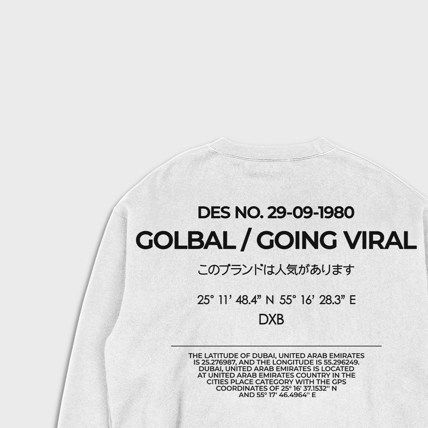 Global - Loose Fit Heavyweight Sweatshirt