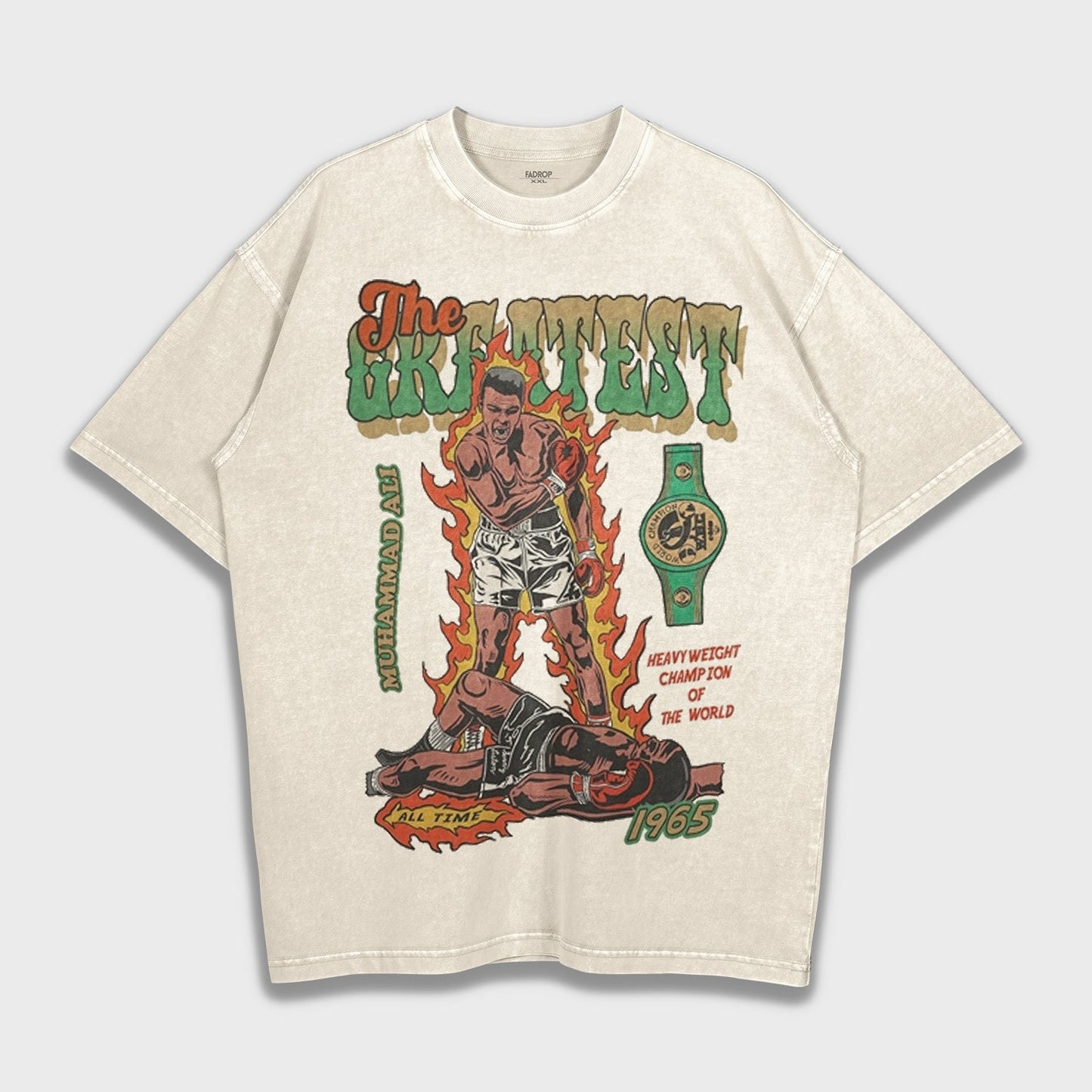 Muhammad Ali - Loose Fit Heavyweight T-Shirt