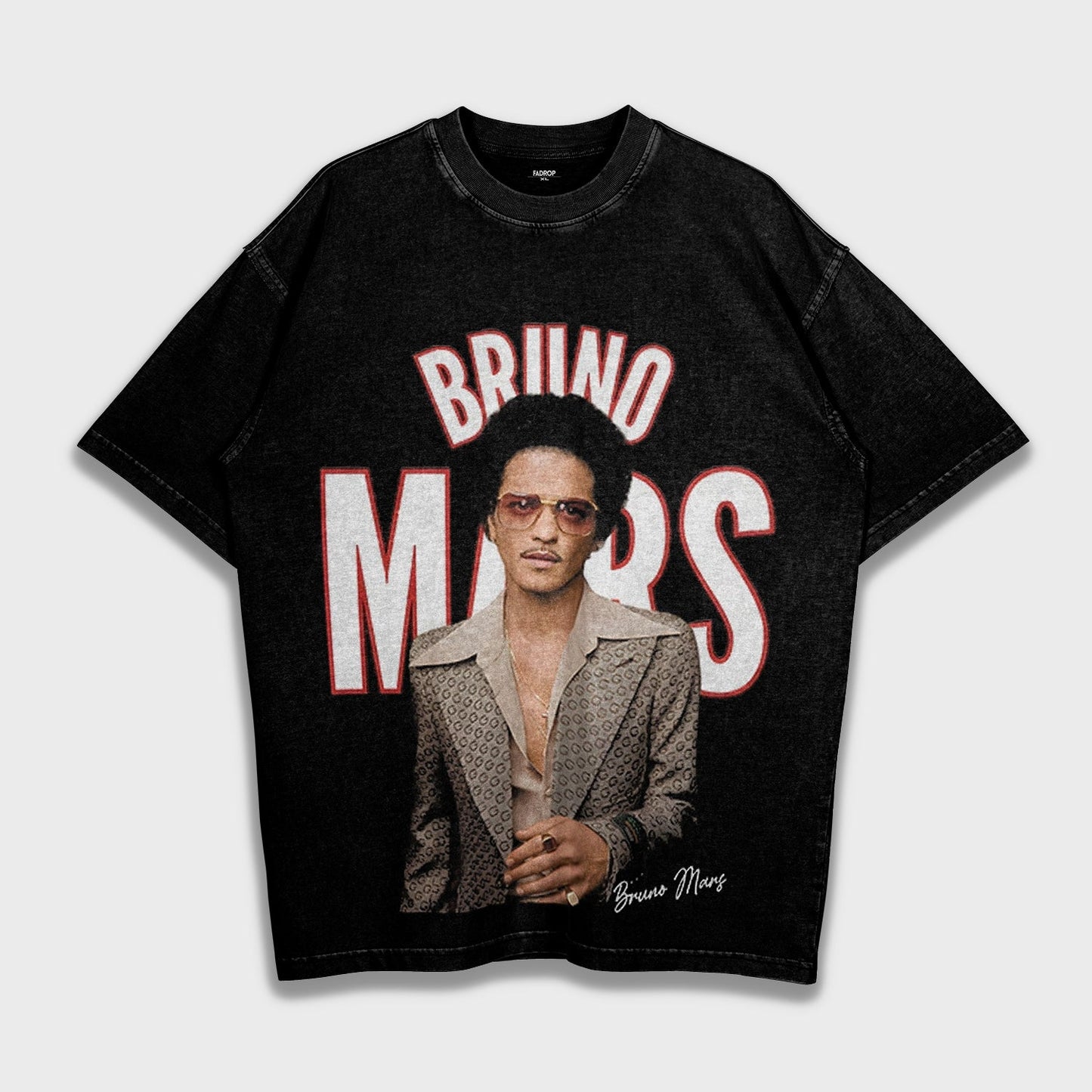 Bruno Mars - Loose Fit Heavyweight T-Shirt