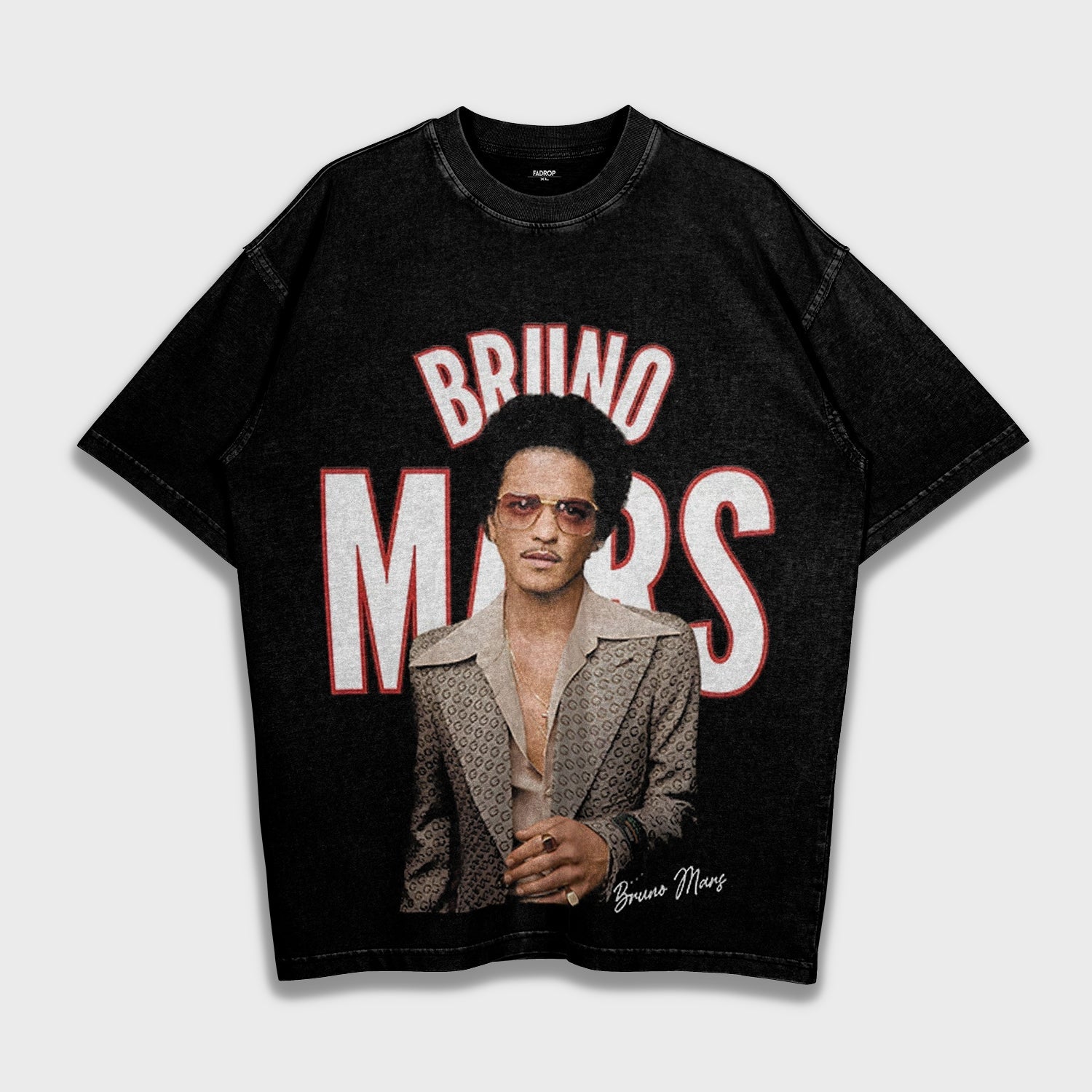 Bruno Mars - Loose Fit Heavyweight T-Shirt
