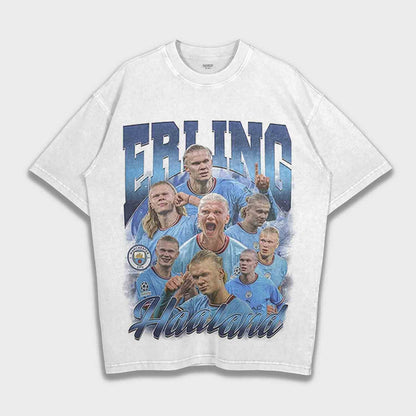 Erling Haaland - Loose Fit Heavyweight T-Shirt