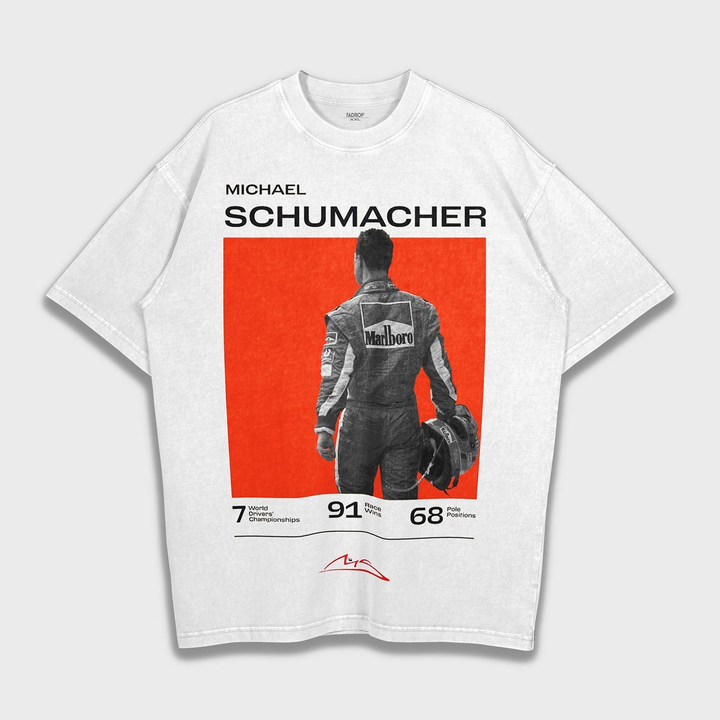 Michael Schumacher - Loose Fit Heavyweight T-Shirt