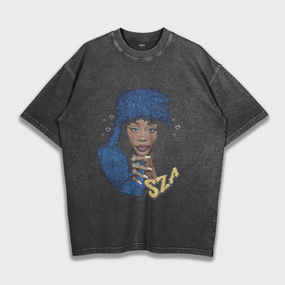 SZA - Loose Fit Heavyweight T-Shirt
