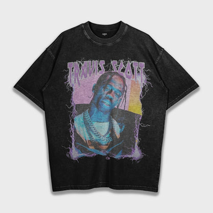 Travis Scott - Loose Fit Heavyweight T-Shirt