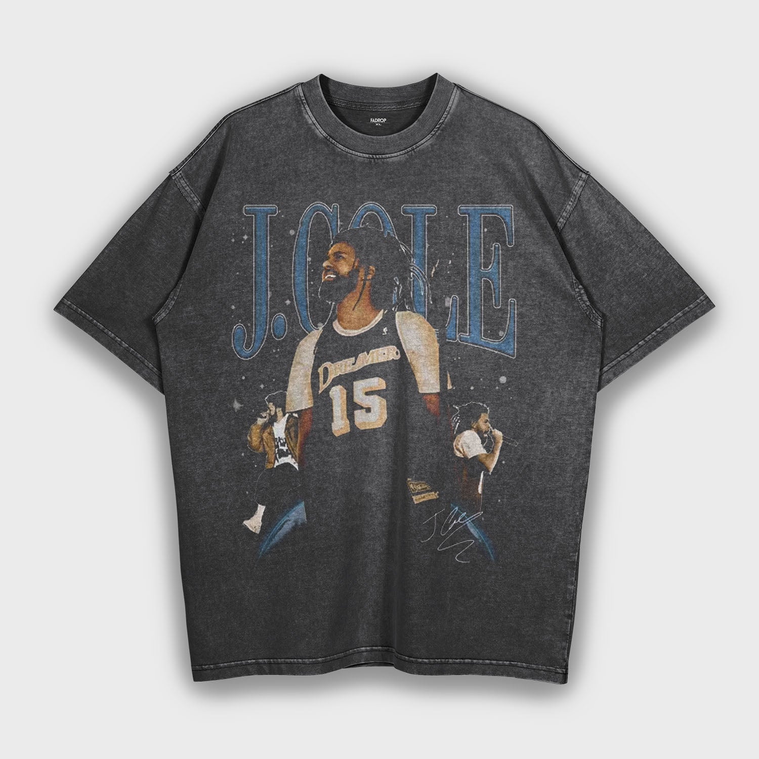J. Cole - Loose Fit Heavyweight T-Shirt