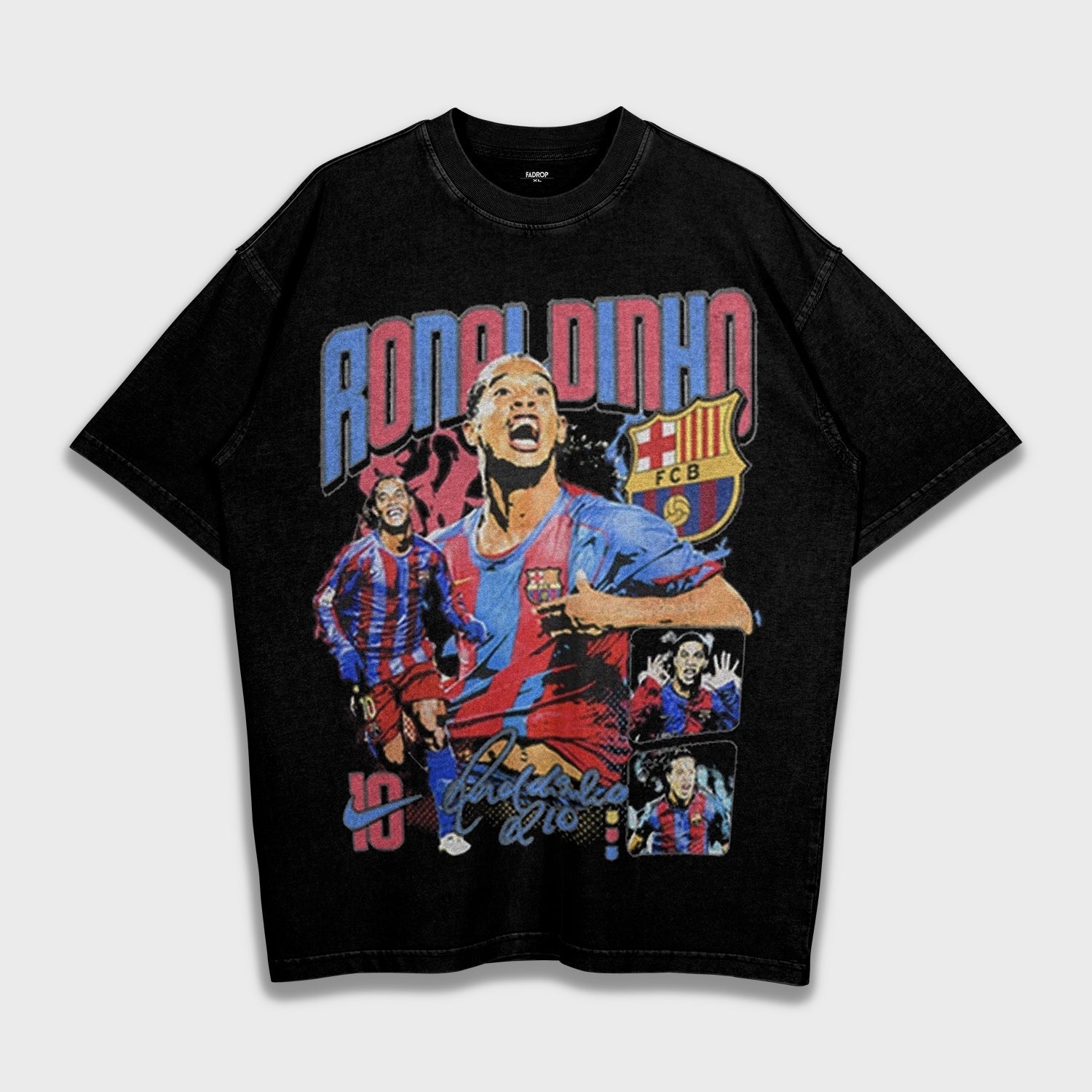 Ronaldinho - Loose Fit Heavyweight T-Shirt