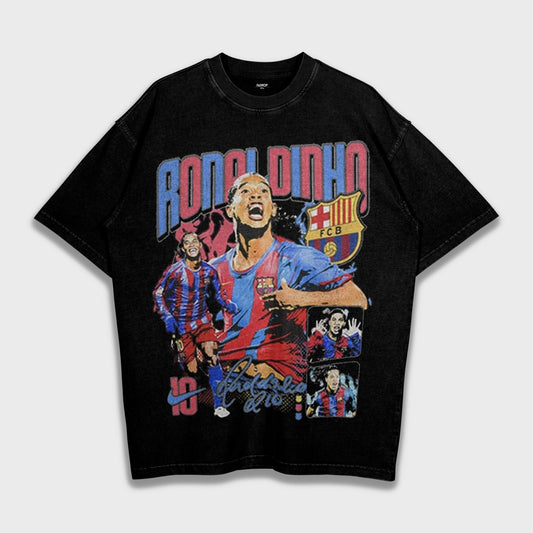 Ronaldinho - Loose Fit Heavyweight T-Shirt