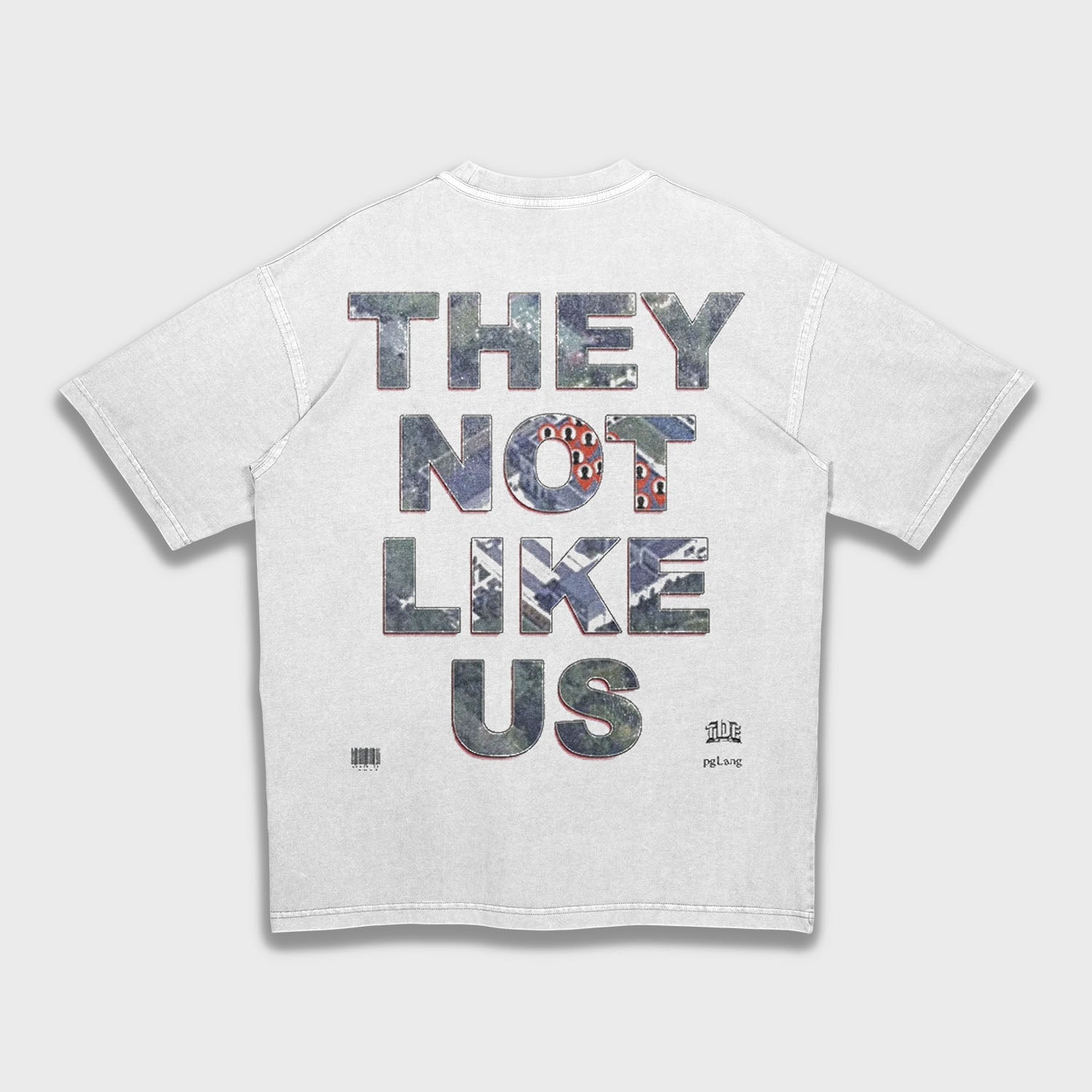 Kendrick Lamar NOT LIKE US - Loose Fit Heavyweight T-Shirt