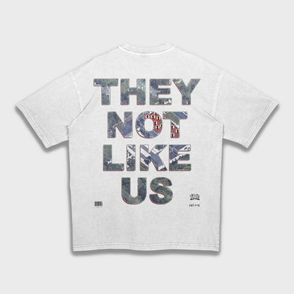 Kendrick Lamar NOT LIKE US - Loose Fit Heavyweight T-Shirt