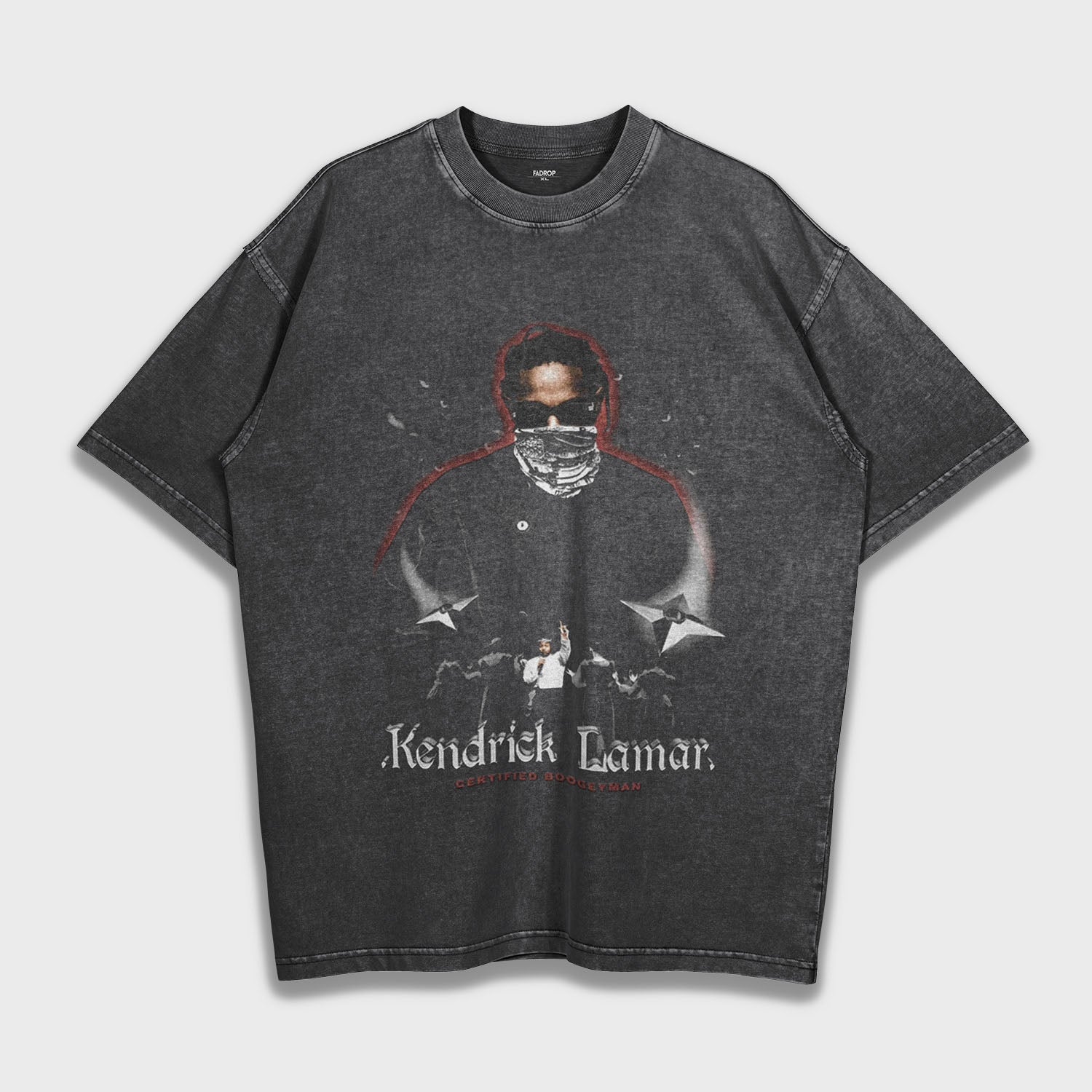 Kendrick Lamar NOT LIKE US - Loose Fit Heavyweight T-Shirt