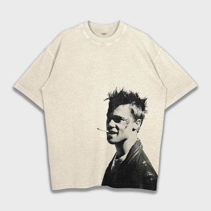 Fight Club (Brad Pitt) - Loose Fit Heavyweight T-Shirt