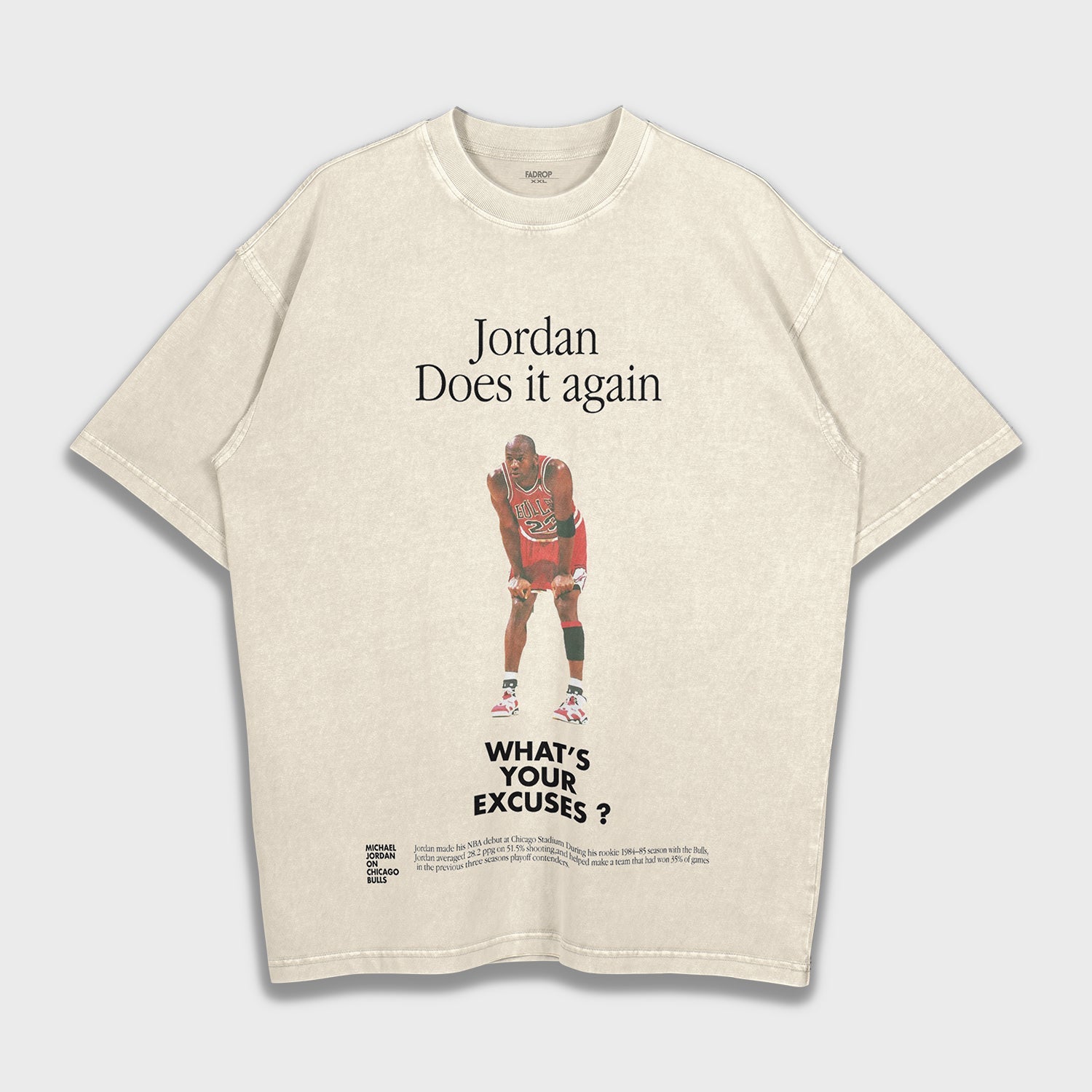 Michael Jordan - Loose Fit Heavyweight T-Shirt