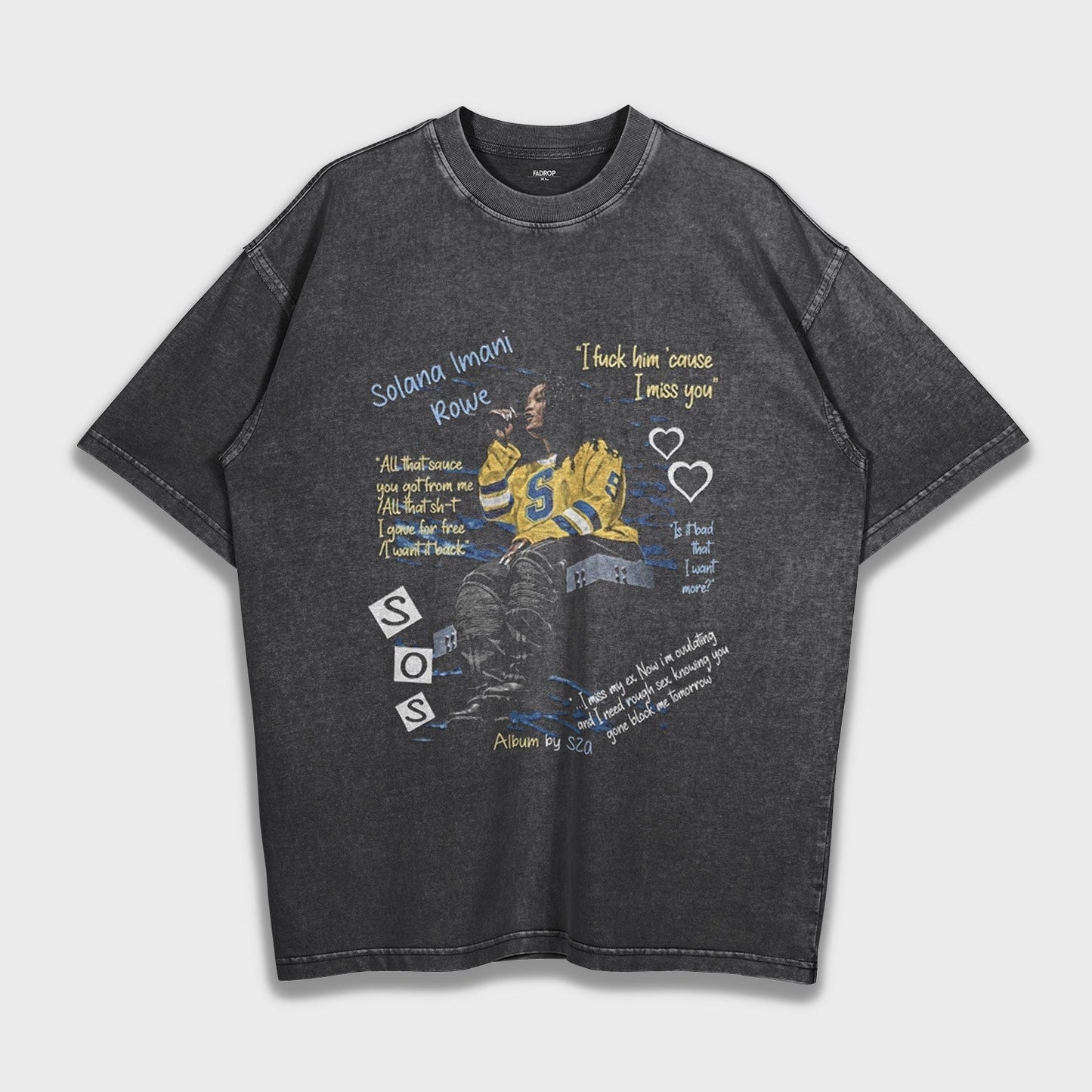 SZA - Loose Fit Heavyweight T-Shirt