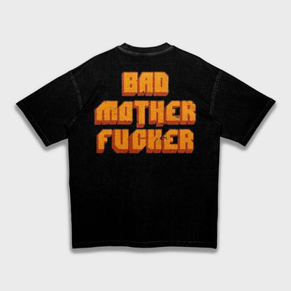 Pulp Fiction Movie Jules Winnfield (Samuel L. Jackson) - Loose Fit Heavyweight T-Shirt