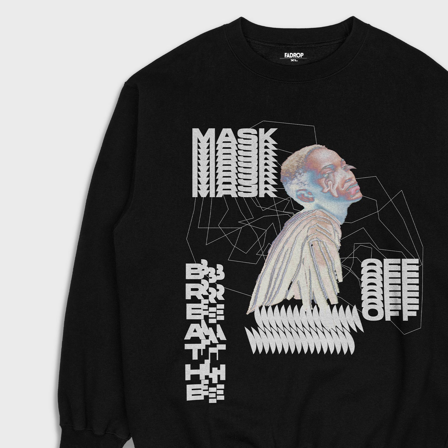 Mask off - Loose Fit Heavyweight Sweatshirt
