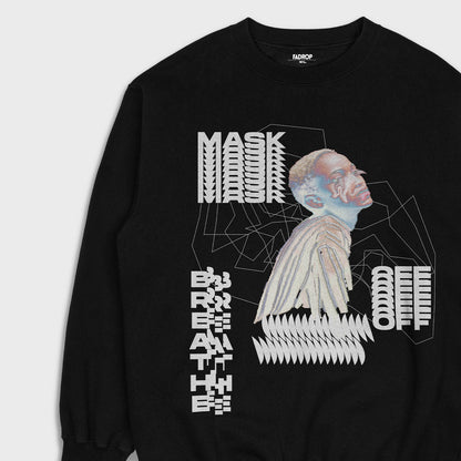 Mask off - Loose Fit Heavyweight Sweatshirt