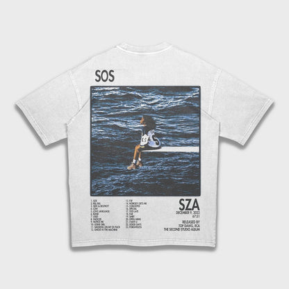 SZA - Loose Fit Heavyweight T-Shirt