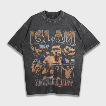 Islam Makhachev - Loose Fit Heavyweight T-Shirt