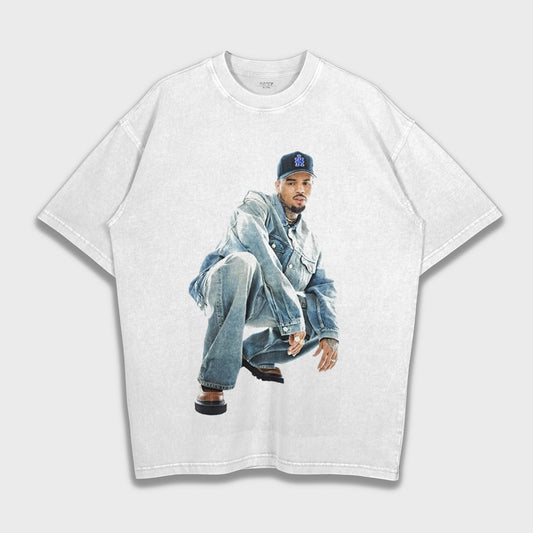 Chris Brown - Loose Fit Heavyweight T-Shirt