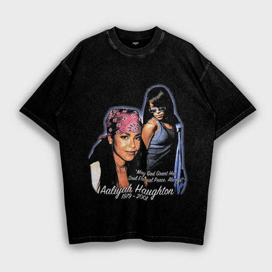 Aaliyah - Loose Fit Heavyweight T-Shirt