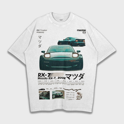 Mazda RX7 - Loose Fit Heavyweight T-Shirt