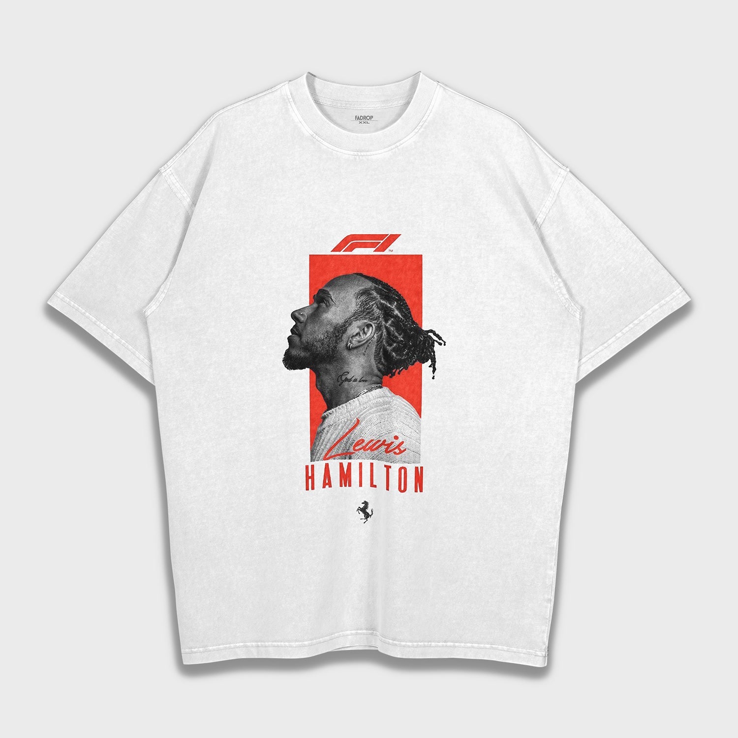 Lewis Hamilton - Loose Fit Heavyweight T-Shirt