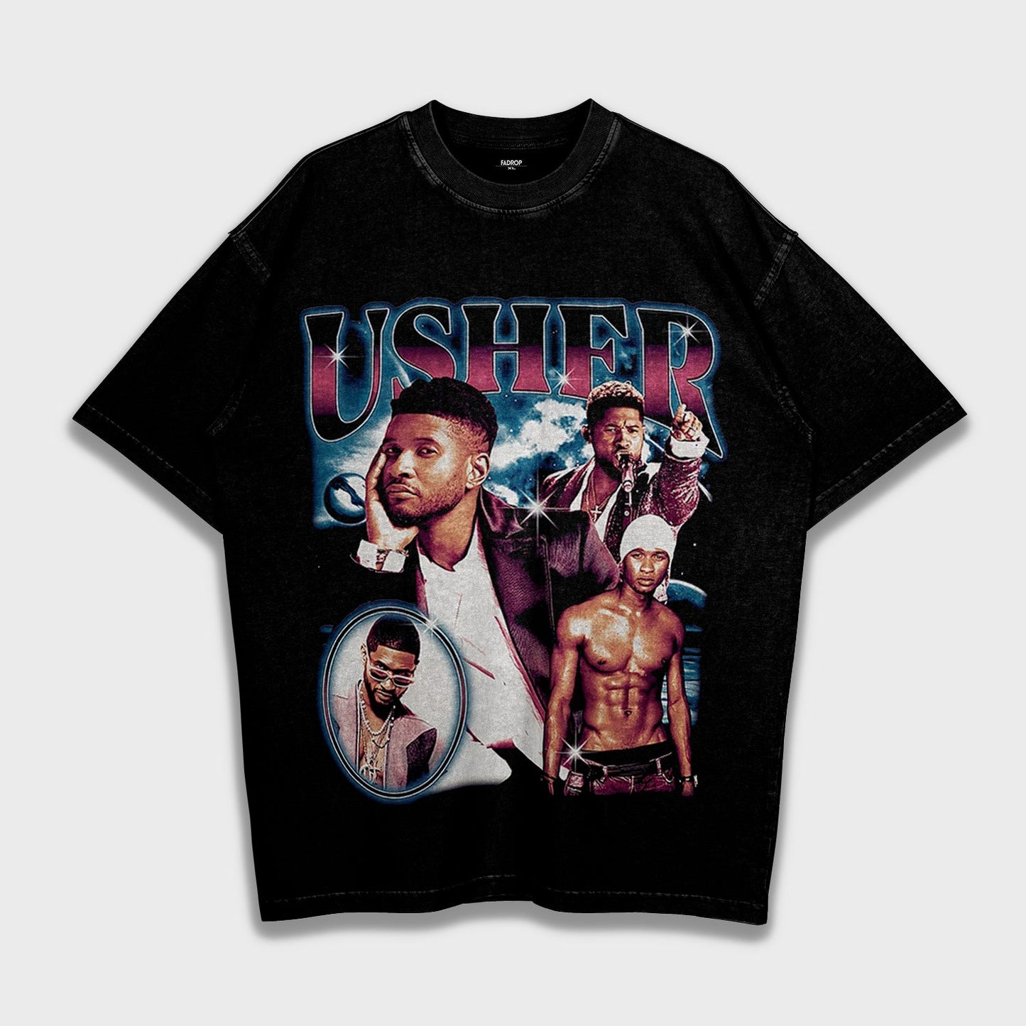 Usher - Loose Fit Heavyweight T-Shirt