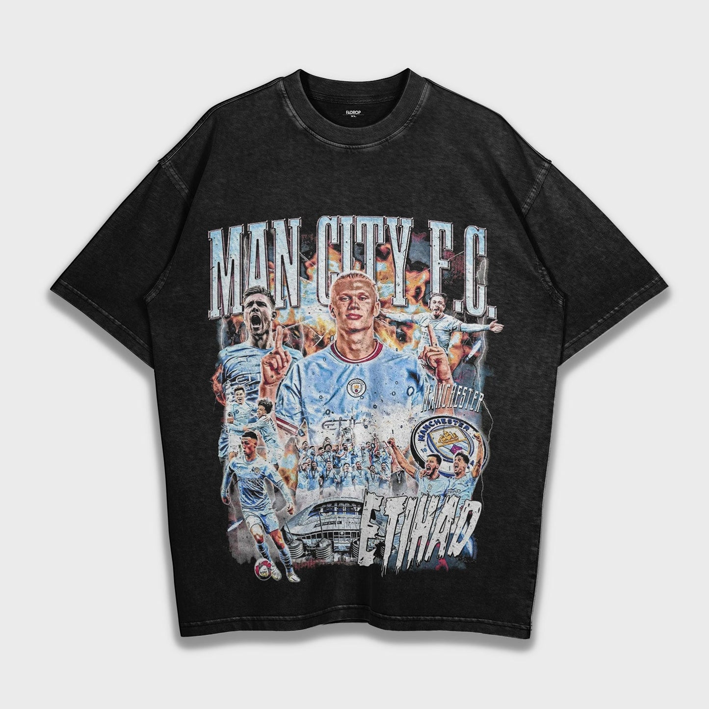 Erling Haaland - Loose Fit Heavyweight T-Shirt