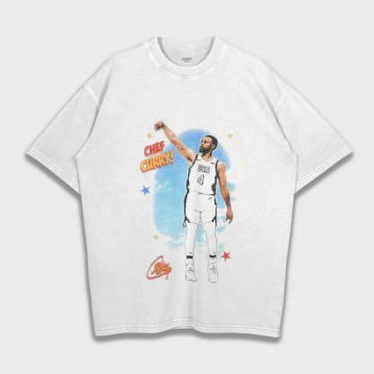 2024 Paris Olympics Stephen Curry - Loose Fit Heavyweight T-Shirt